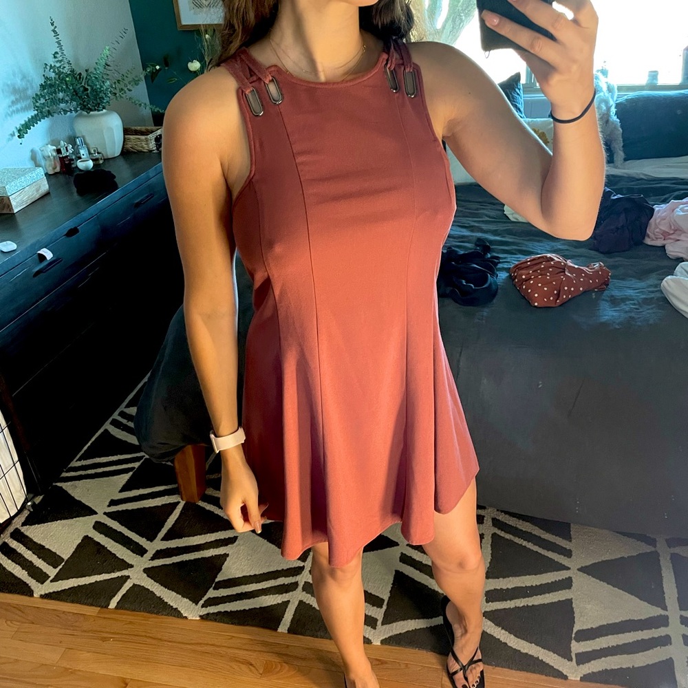 Burnt Orange free people dress